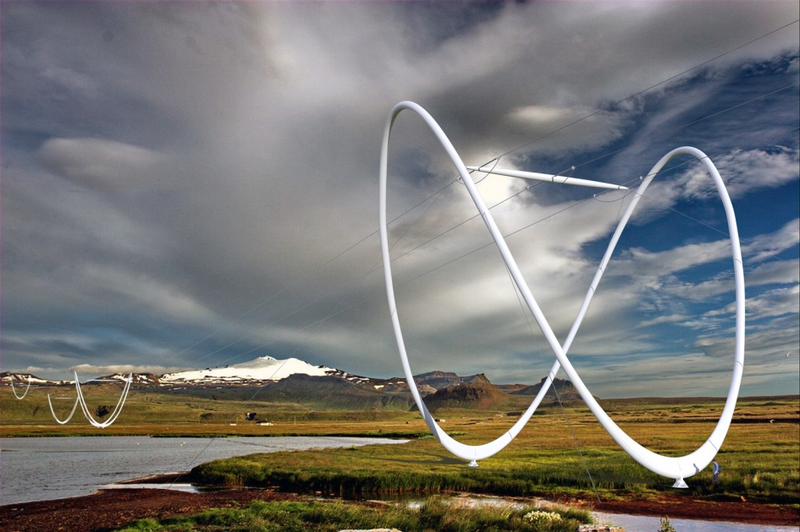 Illustration for article titled These Beautiful Giant Sculptures Support Power Lines With Style